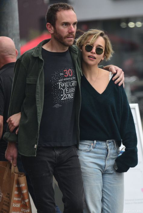 Emilia Clarke and Her New Boyfriend, Charlie McDowell, Get Lovey-Dovey Together in LA Emilia Clarke Hair, Emilia Clarke Style, Couple Picture Poses, New Boyfriend, Emilia Clarke, Fashion Tips For Women, Celebrity Entertainment, Womens Fashion Trends, Daenerys Targaryen