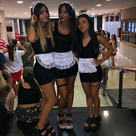 Maid Maids Halloween Costume, Holloween Costume Ideas Maid, French Maid Halloween, Maid Halloween Costume, Maid Halloween, Halloween Coustumes, Spooky Costumes, Halloween Costumes Friends, French Maid