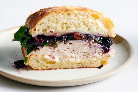 Sandwich With Sprouts, Fresh Tomato Pasta, Blueberry Jam Recipe, Ciabatta Roll, Lemon Spaghetti, Turkey Sandwich, Deli Turkey, Easy Hummus, Grilled Tofu