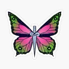 Jolyne Butterfly Tattoo, Jolyne Butterfly, Butterfly Symbol, Jolyne Kujo, Adventure Tattoo, Anime Decals, Stone Ocean, Diy Butterfly, Punk Inspiration