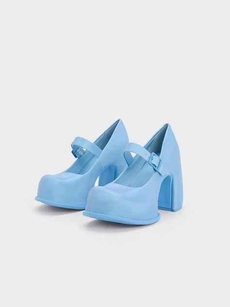 Marry Jane, Platform Mary Janes, Platform Block Heels, Faux Leather Heels, Charles Keith, Of Outfits, Birthday Outfit, Belt Size, Platform Heels