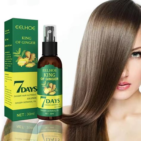 Eelhoe King Of Ginger Herbal Hair Repairing Oil Mix 7days Ginger Germinal Oil Solution Best Hair Growth Care Oil Spray For Woman - Buy Herbal Hair Oil Mix hair Growth Oil For Woman ginger Germinal Oil Product on Alibaba.com Hair Oil Ingredients, Ginger Hair Growth, Herbal Hair Oil, Best Hair Growth, Hair Growth Spray, Ginger Women, Herbal Hair, Mixed Hair, Oil Mix