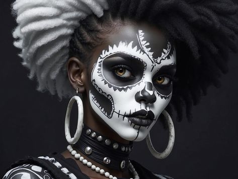 Voodoo Deception Voodoo Makeup Woman, Voodoo Doll Makeup, Voodoo Makeup, African Witch, African Voodoo, Voodoo Priestess, Witch Doctor, Doll Makeup, Voodoo Dolls