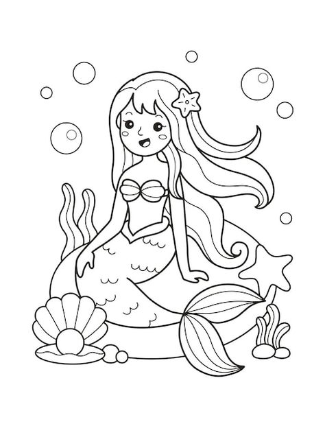 Premium Vector | Cute cat unicorn hand drawn coloring page Mermaid Outline Drawing, Mermaid Outline, Islamic Mosque, Water Woman, Insect Coloring Pages, Rainbow Drawing, Cat Unicorn, Unicorn Drawing, Mermaid Coloring Pages