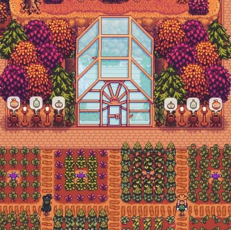 Sdv Four Corners Farm Layout, Four Corners Farm, Stardew Farm, Stardew Farms, Stardew Valley Layout, Stardew Valley Tips, Stardew Valley Farms, Valley Game, Cozy Games