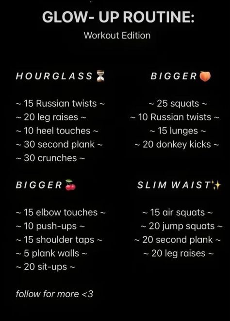 Simple Hourglass Workout, Hourglass Figure Workout 7 Days, Work Out Body Goals, Work Out Challenge, Get Slim, Teen Workout Plan, Summer Workouts, Summer Body Workout Plan, Workout Summer