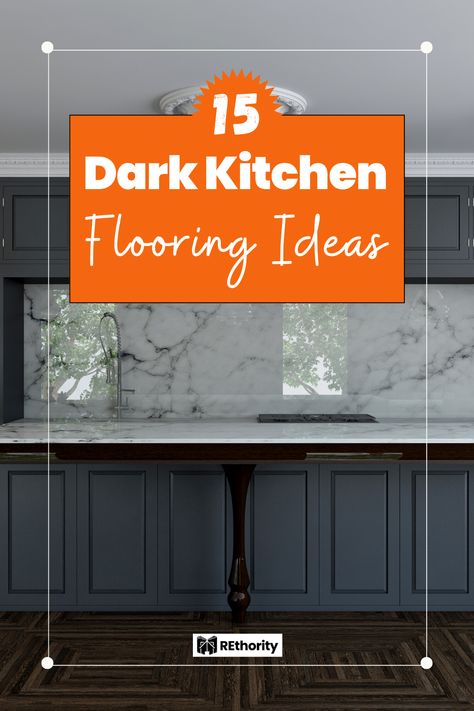 Is your kitchen flooring ready for an upgrade? If you’re looking for something modern and stylish, why not consider going dark? From timeless black and white checkered designs to rustic wood-look tiles, we have 15 dark kitchen flooring ideas to help you create a chic and sophisticated space. So get ready to take your kitchen decor to the next level with these dark and dramatic flooring ideas. Dramatic Flooring, Dark Kitchen Flooring, Kitchen Cabinets Dark Wood, Dark Tile Floors, Kitchen With Dark Cabinets, Dark Kitchen Floors, Dark Brown Floor, Black Wood Floors, Kitchen Flooring Ideas