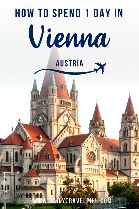 1 Day In Vienna, One Day In Vienna, Vienna In A Day, Vienna Itinerary, Vienna Austria Travel, River Cruises In Europe, 1 Day Trip, Vienna Travel, Bored Jar