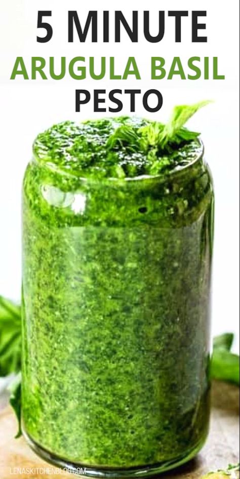 Herb Pesto Recipes, Arugula Pesto Recipe, Pesto Uses, Herb Pesto, Dinner List, Basil Pesto Recipe, Homemade Pesto Recipe, Ic Diet, Compound Butters