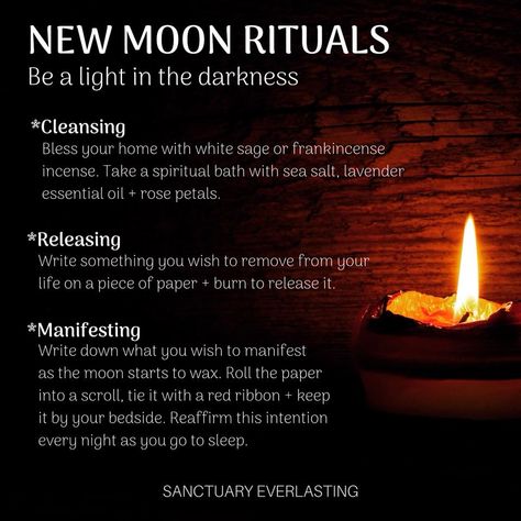 Learn simple but powerful new moon rituals to help create positive change. Try an easy meditation to unearth what may be holding you back right now. New Moon Eclipse Rituals, New Moon Herbs, New Moon Meditation, New Moon Meditation Script, New Moon Spells, Blood Moon Rituals, May Moon, Ritual Ideas, New Moon Ritual