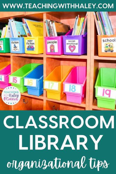 Have you been asking yourself how to organize your classroom library? You won’t want to miss these classroom organizing tips when it comes to classroom library set up. In this blog you can see all of the different ways I have organized with bins for different book categories for classroom libraries. Maybe you’ll organize by category of books, by non leveled and leveled books or even organize alphabetically by the title or author. Read here and you can even get my book and bin labels for free. Student Book Boxes, Classroom Libraries, Classroom Library Organization, Reading Response Activities, Library Labels, First Grade Lessons, Survival Kit For Teachers, Book Bins, Room 2023