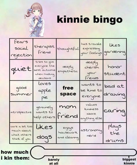 everyone start loving honami NOW it's what she deserves<3 Honami Kinnie Bingo, Kin Bingo Project Sekai, Prosekai Kinnie Bingo, Rei Kinnie Bingo, Honami Mochizuki Kinnie Bingo, Project Sekai Bingo, Pjsekai Kinnie Bingo, Rei Ayanami Kinnie Bingo, Mizuki Kinnie Bingo