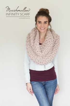 Chunky infinity scarf crochet