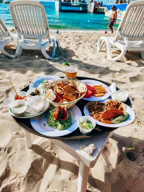 All Inclusive Aesthetic, Mexico Vacation Aesthetic, Vacation Food, Mexico All Inclusive, Summer Vision, Mexico Trip, Vacation Meals, Aesthetic Moodboard, Food Board