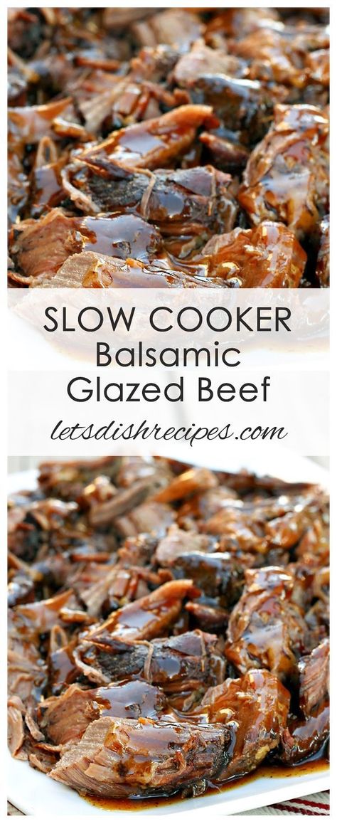 Blade Roast Slow Cooker, Balsamic Roast Beef, Slow Cooker Shredded Beef, Roast Beef Recipe, Blade Roast, Crockpot Roast Recipes, Pot Roast Crock Pot Recipes, Slow Cooker Roast Beef, Best Beef Recipes