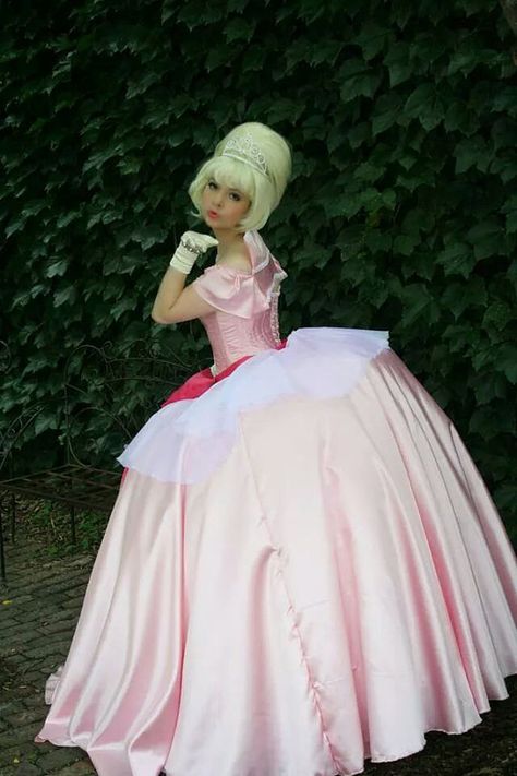 Charlotte La Bouff Cosplay Princess Costume by BeautyAndTheFleece Charlotte Costume, Disney Princess Adult Costume, Character Photoshoot, Ariel Pink Dress, Poofy Skirts, Charlotte La Bouff, Disney Princess Barbies, Cosplay Disney, Disneyland Princess