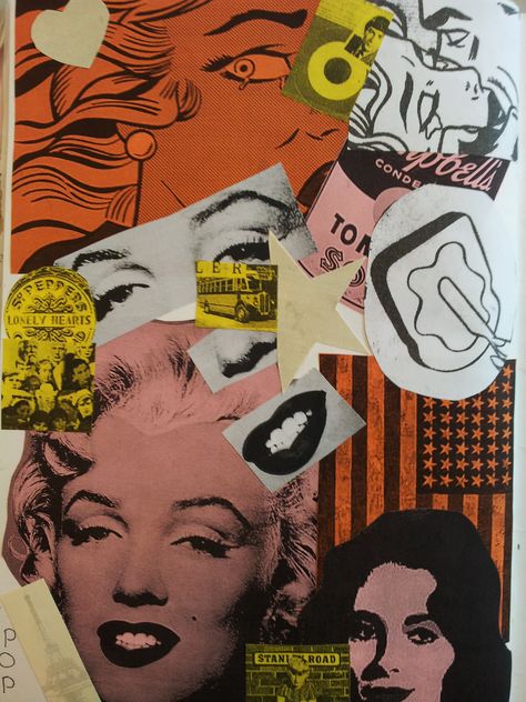 Y9 Pop Art title page Pop Art Title Page Gcse, Pop Art Title Page, Art Title Page, Female Face Drawing, Gcse Art Sketchbook, A Level Art Sketchbook, Pop Art Drawing, Deep Art, Pop Art Portraits