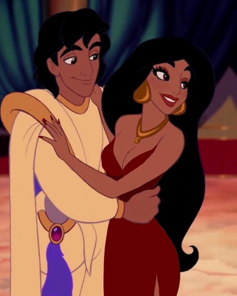 Aladdin Cartoon, Disney Romance, Aesthetics Fashion, Cartoon Picture, Disney Jasmine, Images Disney, Cute Disney Pictures, Aladdin And Jasmine, Princess Pictures