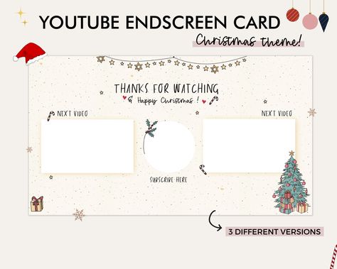 Vlogmas Intro, Youtube Watermark, Youtube Branding, Youtube Design, Free Youtube, Video Editing Software, Card Christmas, Editing Software, Christmas Theme