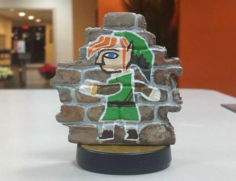 Custom Amiibo, Zelda Diy, A Link Between Worlds, Link Between Worlds, Zelda Gifts, Zelda Birthday, Link Zelda, Zelda Art, Zelda Breath