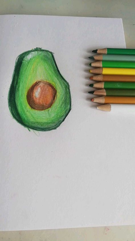 Colored Pencil Sketches For Beginners, Art Ideas Drawing Color Pencil Easy, Colored Pencil Food Drawings, Easy Drawings With Colored Pencils, Easy Things To Draw With Colored Pencils, Drawing Ideas Easy Colored Pencils, Prisms Color Drawings, Colored Pencil Art Simple, Easy Drawings Colored Pencils