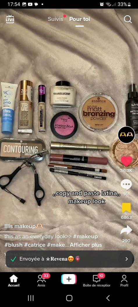 Makeup For School, Lover Makeup, Skin Essence, Inspo Makeup, Makeup Bag Essentials, Makeup Hacks Tutorials, Makeup Help, Simple Skincare Routine, Smink Inspiration