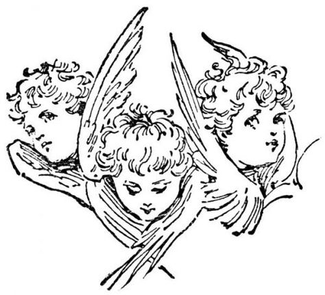 Vintage Angel Tattoo, Sette Nani, Engraving Illustration, Black Ink Tattoos, 웃긴 사진, Tattoo Design Drawings, Pretty Tattoos, Body Tattoos, Tattoo Sketches