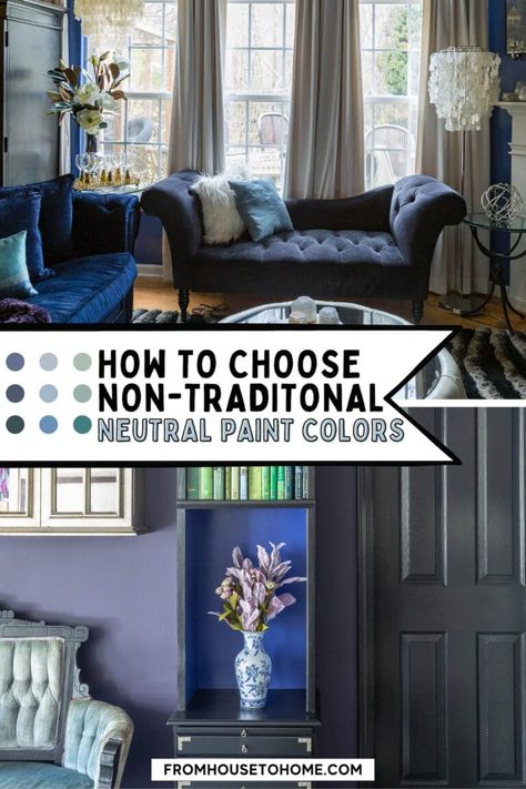 These tips for choosing neutral paint colors (for color lovers) are awesome! I'm so happy I can upgrade my home's interior decor using a wall color other than beige, gray or white. Painting Ideas For Walls, Light Paint Colors, House To Home, Buy My House, Trending Paint Colors, Colors Painting, Interior Decorating Tips, Neutral Paint Colors, Bedroom Wall Paint