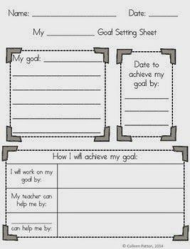 Goal Setting FREEBIE                                                                                                                                                                                 More Student Goal Setting, Goal Settings, Goal Setting Sheet, Goal Setting For Students, Classroom Goals, Goals Worksheet, Student Goals, Learning Goals, Classroom Behavior