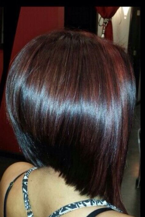 This is what in requesting on Friday, excited! Hair Short Bobs, Red Hair Short, Choppy Bobs, Concave Bob, Cinnamon Hair, Angled Bob Hairstyles, Short Bobs, Short Red Hair, Going Grey