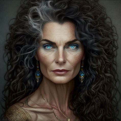 Older Woman Art, Female Face Drawing, Angry Women, Roleplay Characters, Female Character Inspiration, Fantasy Portraits, Middle Aged Women, Woman Drawing, Fantasy Inspiration