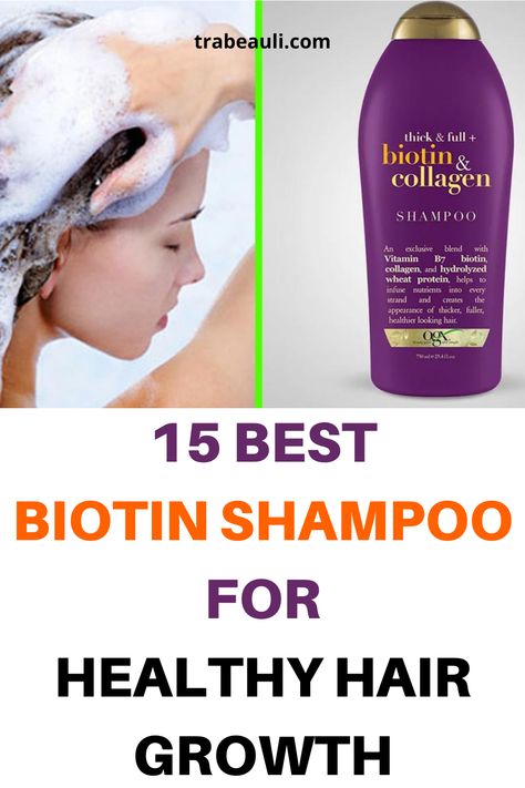 15 amazing Best Biotin Shampoo for all types of hair. Check them out- #biotinproduct #bestshampoo #biotinshampoo #healthyhair Best Shampoo For Women, Biotin And Collagen Shampoo, Hair Shedding Remedies, Thinning Hair Remedies, Biotin Hair, All Types Of Hair, Shampoo Reviews, Shampoo For Thinning Hair, Biotin Shampoo