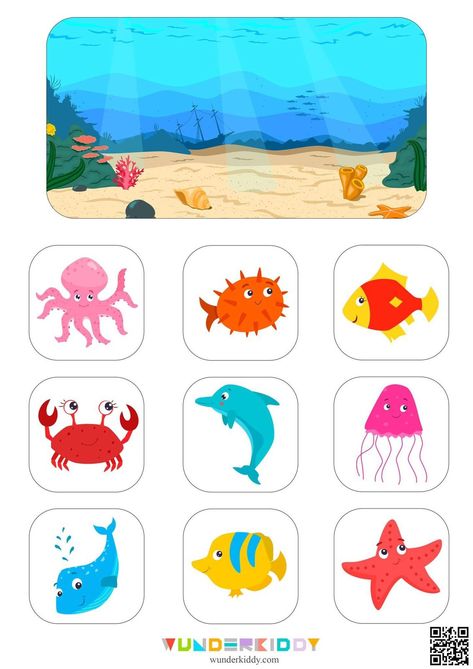 Sea Animals Activities, Animals Worksheets For Kindergarten, Animal Classification Activity, Kindergarten Animals, Animals Worksheet, Under The Sea Animals, Sensory Activities For Preschoolers, Animal Classification, Animal Worksheets