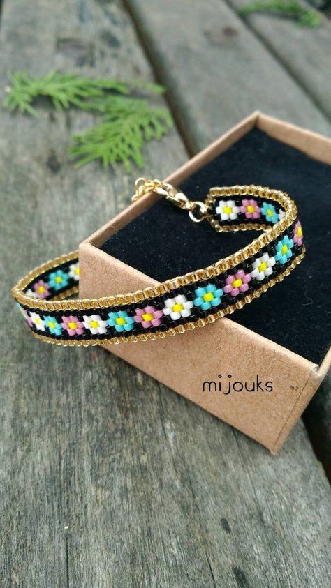 Native Bracelets, Miyuki Bead, Wrap Armband, Bead Loom Designs, Loom Jewelry, Gelang Manik-manik, Bracelet Miyuki, Dainty Gold Bracelet, Miyuki Bracelet