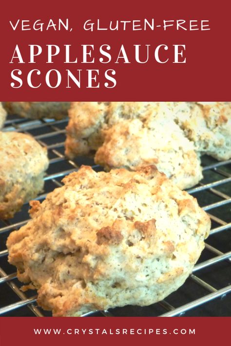 Applesauce Scones, Oat Flour Recipes, Vegan Scones, Gluten Free Scones, Pumpkin Scones, Gluten Free Breakfasts, Scone Recipe, Oat Flour, Gluten Free Bread