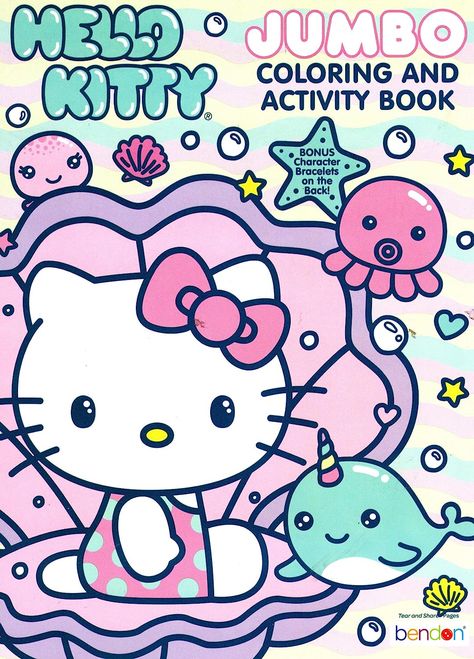 Hello Kitty - Jumbo Coloring & Activity Book: 0880923143745: Amazon.com: Books Hello Kitty Boots, Sanrio Toys, Spool Crafts, Hello Kitty Toys, Cat Coloring Book, Kitty Coloring, Kitty Images, Hello Kitty Coloring, Hello Kitty Characters