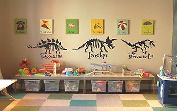 Custom dinosaur canvas wall art and decals in a kids bedroom or baby nursery theme Dinosaur Storage, Dinosaur Room Decor, Dinosaur Wall Decals, Dinosaur Bedroom, Boys Playroom, Dinosaur Room, Baby Boy Bedroom, Dinosaur Wall Stickers, Baby Nursery Themes