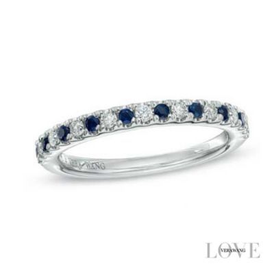 A stunning 14ct white gold band featuring diamonds totalling 0.23ct. Perfect as a wedding ring, this enchanting ring is a beautiful celebration of your love. Blue Sapphire Wedding Band, Sapphire And Diamond Band, Sapphire Wedding Band, Antique Engagement Ring, Sapphire Band, Peoples Jewellers, White Gold Wedding Bands, Sapphire Wedding, Vera Wang