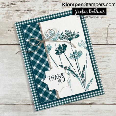 Monochrome Cards, Monochromatic Cards, Klompen Stampers, Easy Card Making, Stamping Techniques Card Tutorials, The Power Of One, Card Making Video Tutorials, Cards Flowers, Dainty Flowers