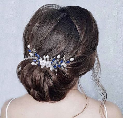 Bride Wedding Hair, Pearl Wedding Hair, Bridal Hair Accessories Flower, Hair Comb Clips, Wedding Hair Piece, Crystal Hair Comb, Vintage Hair Accessories, Rhinestone Hair Clip, Bridal Hair Flowers