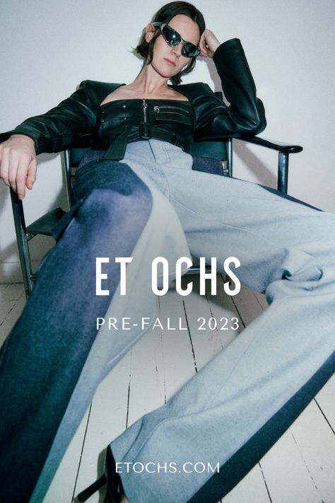 Discover the PreFall 2023 Collection available on Etochs.com Prefall 2023, 2021 Aesthetic, Oc Outfits, Fashion Ads, Women Models, Et Ochs, 2023 Collection, Font Design, Pose Reference Photo