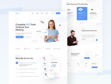 Digital Marketing Landing Page Design, Marketing Landing Page Design, Digital Marketing Website Design, Seo Design, Startup Design, Seo Website Design, Interactive Web Design, Digital Marketing Website, Landing Page Inspiration