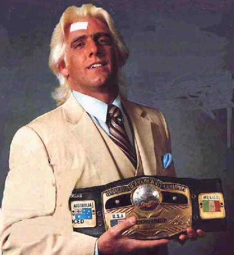 The 'Nature Boy', Ric Flair Nwa Wrestling, Wwf Superstars, World Heavyweight Championship, Professional Wrestlers, Wrestling Stars, Wwe Legends, Ric Flair, Pro Wrestler, Wrestling Superstars