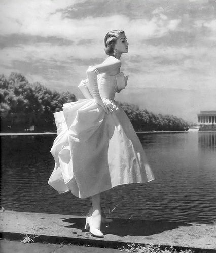 Ceil Chapman, October 15, Evening Dress, Washington, Vogue, Water