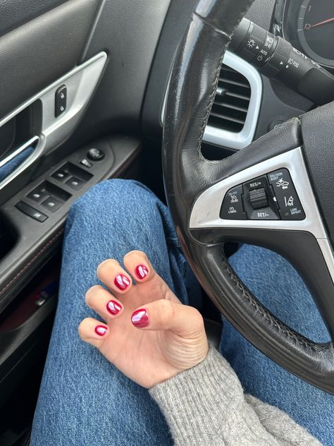 Cherry Mocha, Chrome Nails, Mocha, Manicure, Cherry, Nails