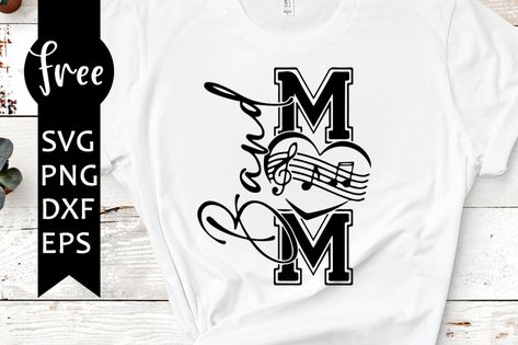 Free Mom Svg, Band Mom Svg, Marching Band Mom, Band Mom Shirts, Cheerleading Mom, Band Mom, Free Cut Files, Baby Svg, Mom Svg