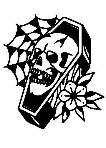 Excited to share the latest addition to my #etsy shop: Digital Download Tattoo Style "Coffins" https://etsy.me/36FM4nH #horrorgothic #skull #tattoo #coffin #svgdownload #skulltattoo #coffintattoo #tattoosvg #tattoodesign Traditional Coffin Tattoo, Flash Art Tattoos, Coffin Tattoo, Traditional Black Tattoo, Flash Tattoo Designs, Old School Tattoo Designs, Traditional Tattoo Design, Traditional Tattoo Art, Tattoo Portfolio