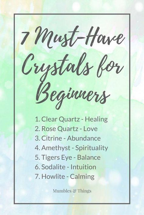 Must Have Crystals For Beginners Crystals 101, Crystals For Beginners, Witchcraft Spells For Beginners, Usui Reiki, Spells For Beginners, Reiki Symbols, Sup Yoga, Crystal Therapy, Crystal Healing Stones