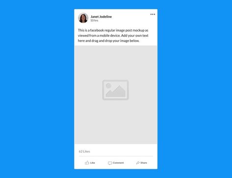 Use this mockup template for easily creating a realistic Facebook post as viewed from the mobile FB app. Use it to teach how to create engaging social media pos Facebook Post Mockup, Facebook Text, Social Media Mockup, Book Cover Mockup, Facebook Post Template, Magazine Mockup, Book And Magazine, Facebook Post, Social Media Facebook