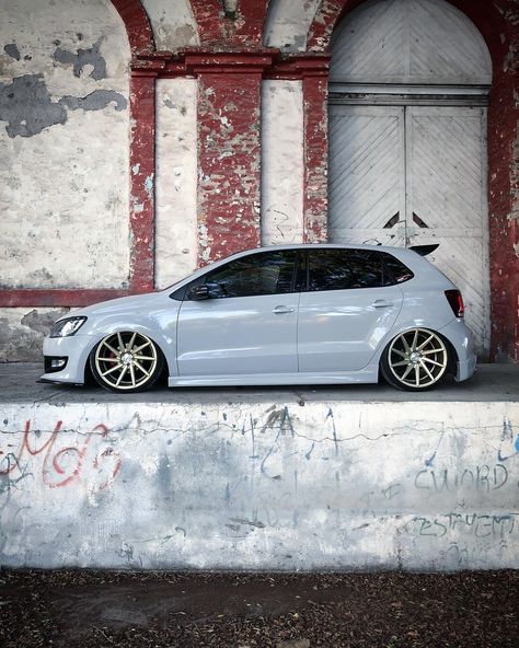 Polo 6 Gti, Polo Stance, Polo Modified, Gti Wheels, Vw Polo Modified, Polo Ideas, Scirocco Volkswagen, Vw Polo 6r, Bmw M135i